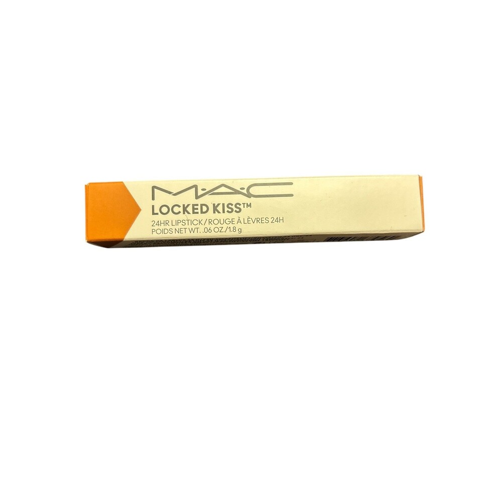 MAC Locked Kiss Indulgent 98 Lipstick 24 Hours Full Size .06 oz New In Box - Picture 2 of 5
